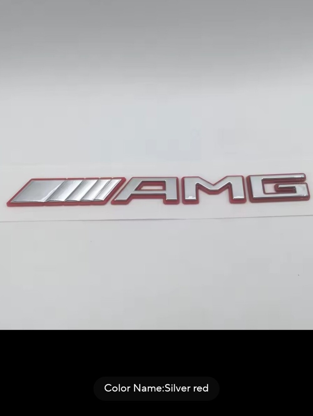 New Mercedes AMG Emblem Badge See Multiple Color Choices